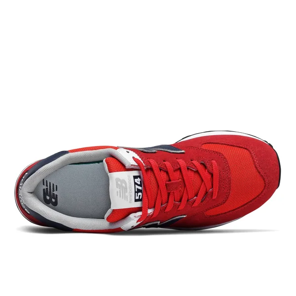 New Balance Shoes 574, ML574SP2 - Red - 9.5
