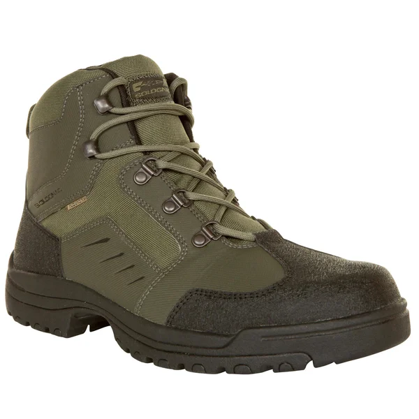 Solognac Men's Land 100 - Waterproof Hunting Boots in Green, Size 13