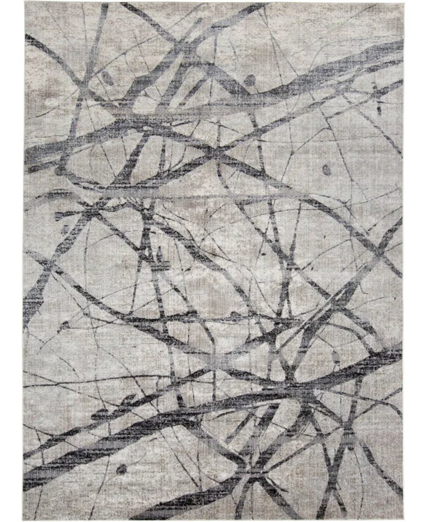 Room Envy Charcoal/Gray - Charcoal & Gray Kiba Rug