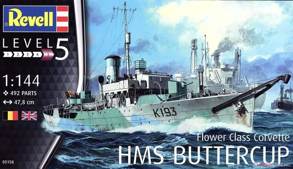 Revell 05158 Flower Class Corvette HMS Butter