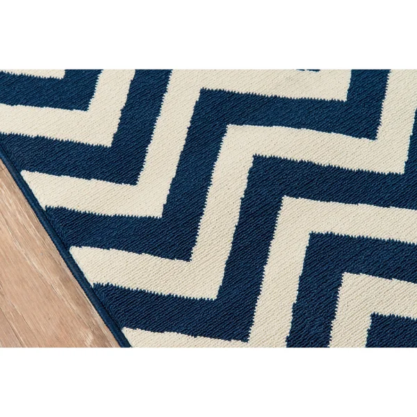 Momeni Baja Area Rug - Navy, 7&10x22 x 10&10x22