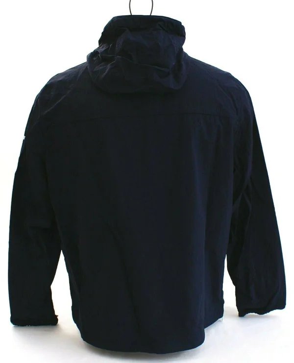 Tommy Hilfiger Men's Hooded Half-Zip Jacket - Navy