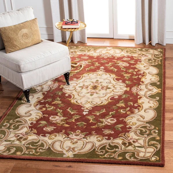 Safavieh 4& x 6& Classic CL234A Rust - Green Rug