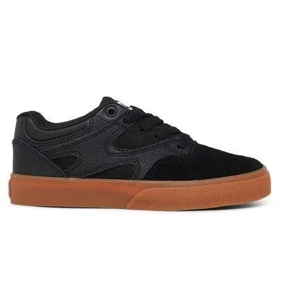 DC Shoes Kalis Vulc - Boy's Kids in Black/Gum Size 1