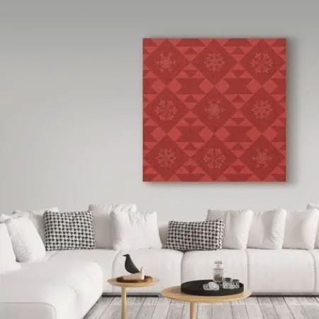 Trademark Fine Art 'Farmhouse Holiday Step 05D' Canvas Art by Pela Studio - Size: 18 x 18