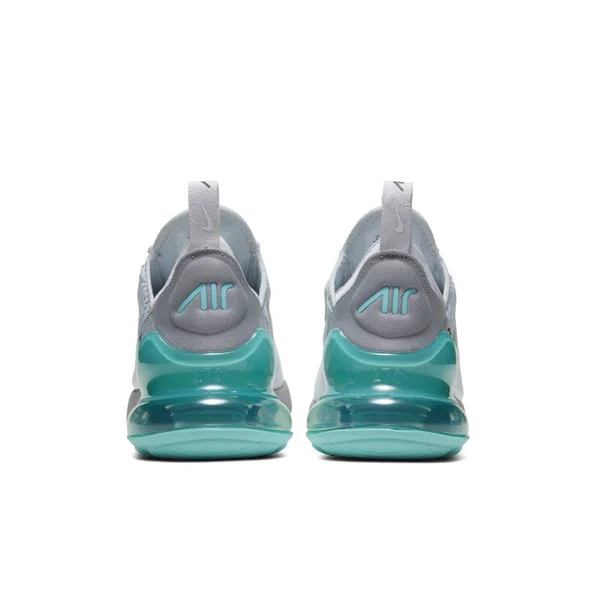 Nike Women's Air Max 270 Pure Platinum/Black-Aurora Green
