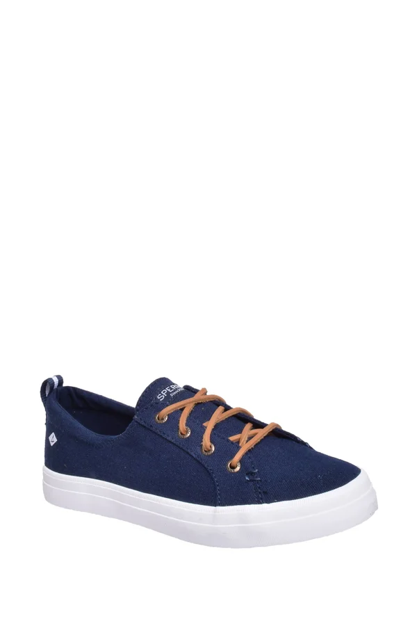Sperry Women's Crest Vibe Linen (6.5 Navy)