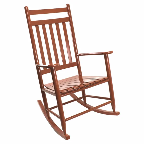 Dixie Seating Penrose Wood Rocking Chair NO. 67S Medium Oak, Brown