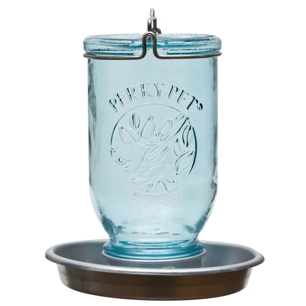 Perky Pet Mason Jar Water FEEDER. Brand New