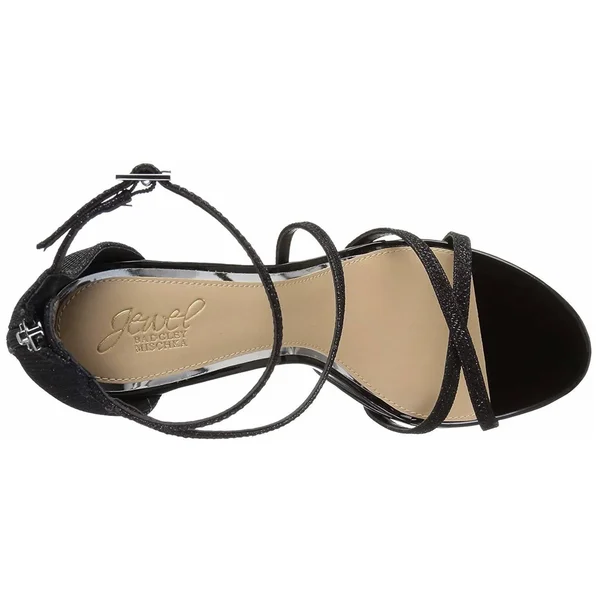 Badgley Mischka - Jewel Women's Galen Heeled Sandal, Black, DANILSA