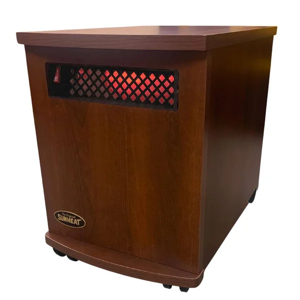 Sunheat Original USA1500 5-Year Warranty Infrared Heater - Cherry