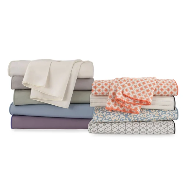 Porch & Den Fagode Organic Cotton Bed Sheet Set (King - Dusty Purple)