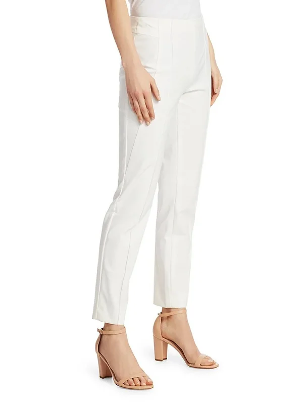 Escada Hepburn Techno Ankle-Zip Pants - Black, Women's, 8