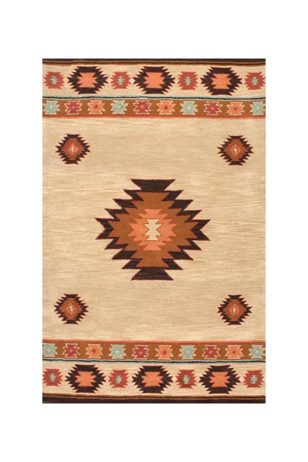 nuLOOM Spve04b Hand Tufted Shyla 6& x 9& Beige Area Rug