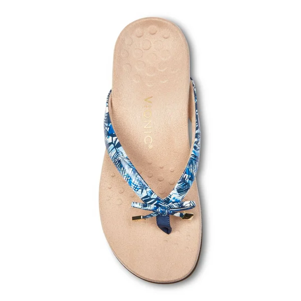 Vionic Bella II Women's Sandals Blue Palm : 8.5 M