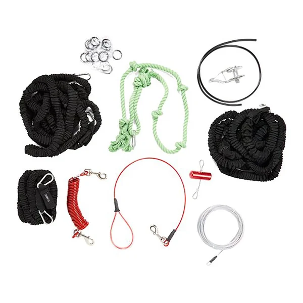 Tumbo Solo Slinger Zipline Dog Toy with 50 ft Trolley Included