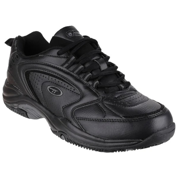 (9 UK, Black) Hi-Tec Mens Blast Lite Lace Up Trainers