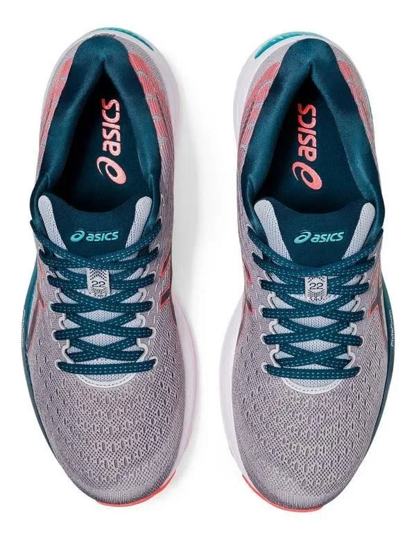 Asics GEL-Cumulus 22 Grey/Blue Men's Running Shoes - Size: 7.5