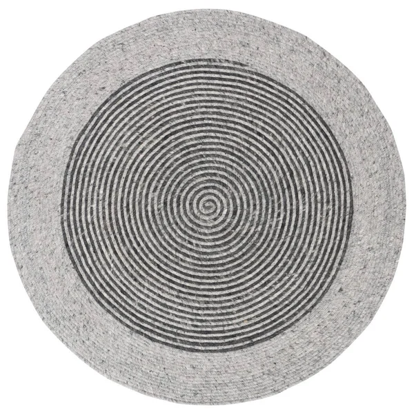 Safavieh Braided Rug Collection BRD904F - Grey, Black - 4& x 6& Oval