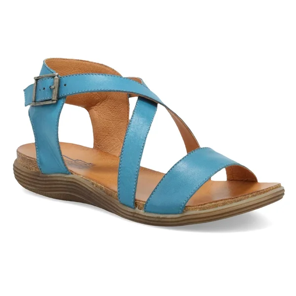 Miz Mooz Margarita Women's Ankle Strap Sandal Marine Size 36