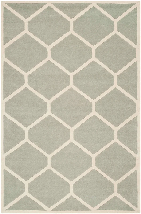 Safavieh Chatham Grey & Ivory 8&-9x22 x 12& Rug