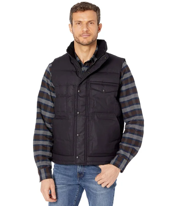 Filson Men's Down Cruiser Vest - Xs - Blue Coal