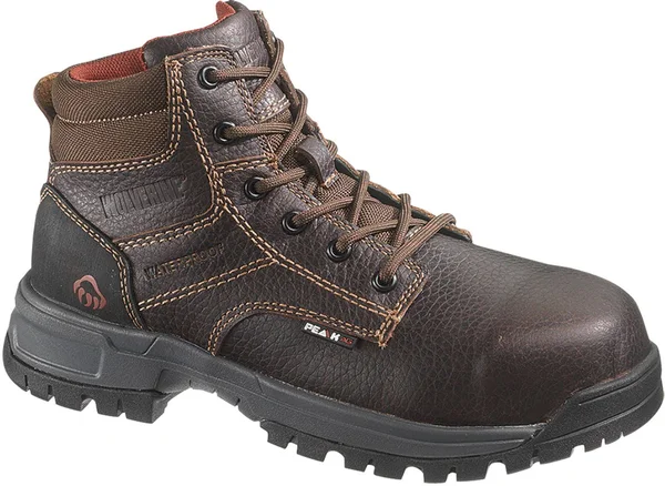 Wolverine Piper Waterproof Composite-Toe 6 inch Work Boot - Women's, Size: 5, Brown