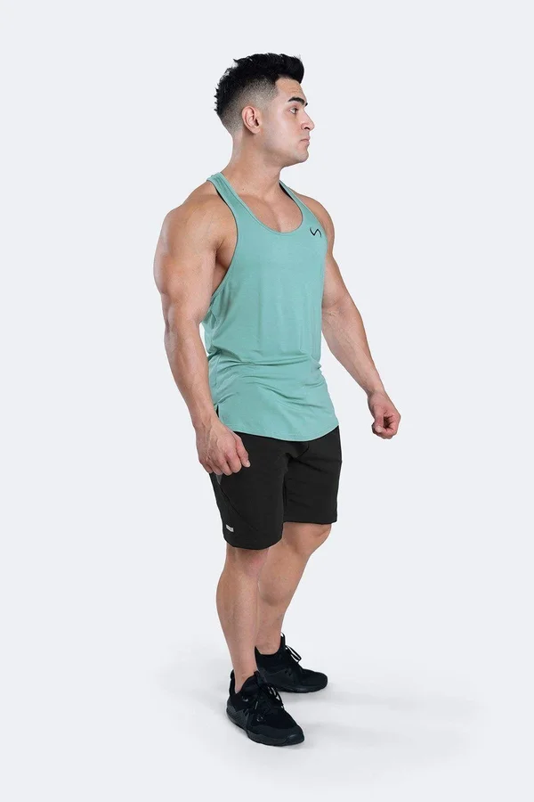 TLF Iron Shorts – Black, Mens Athletic Shorts Gym Shorts Black, 2XL