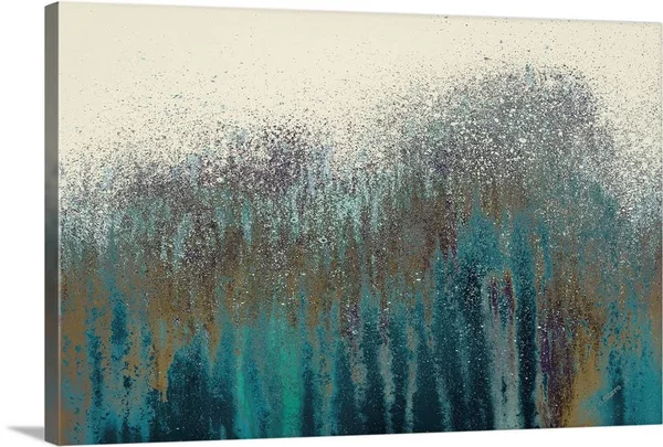 Teal Woods, Canvas Wall Art, 60x40, Great Big Canvas