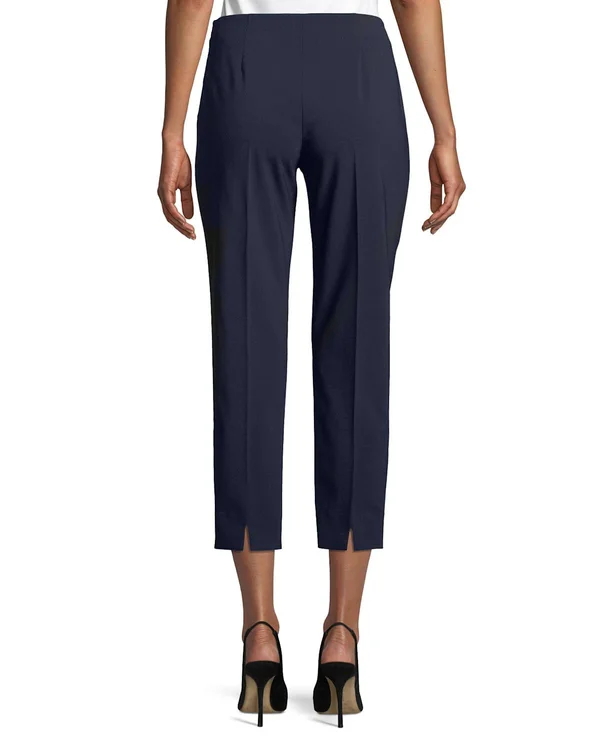Piazza Sempione Women's Audrey Cropped Wool Pants - Black - Size 18