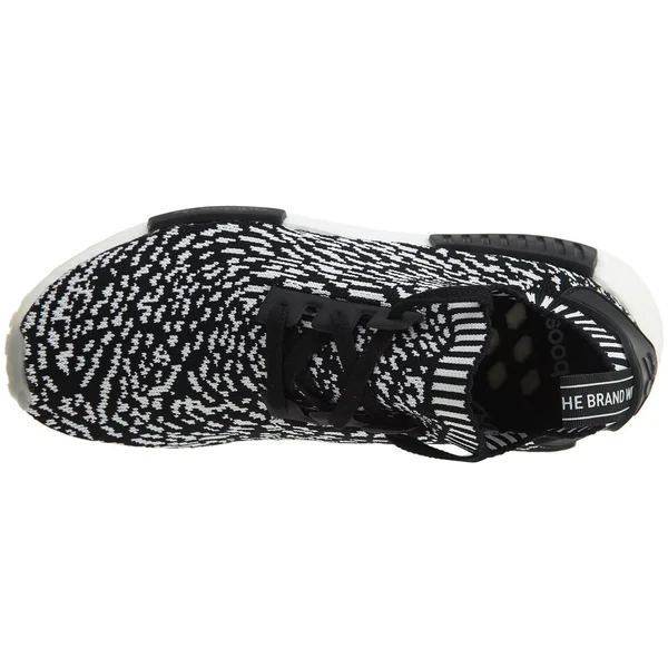 adidas Men's NMD R1 Primeknit Sneakers, Black/White, 8.5