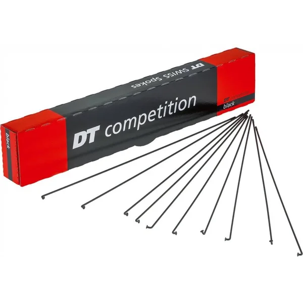 DT Swiss : Competition J Bend Spokes : Black : 254mm