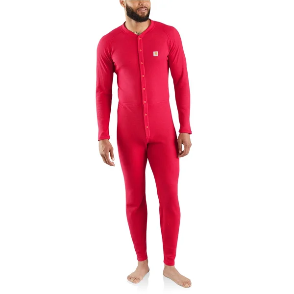 Carhartt Men's Red Classic Union Suit
