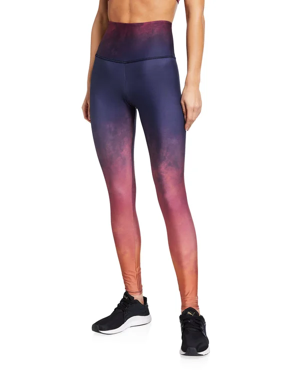 Onzie Graphic High-Rise Midi Legging, Firestone, Women's, Xs