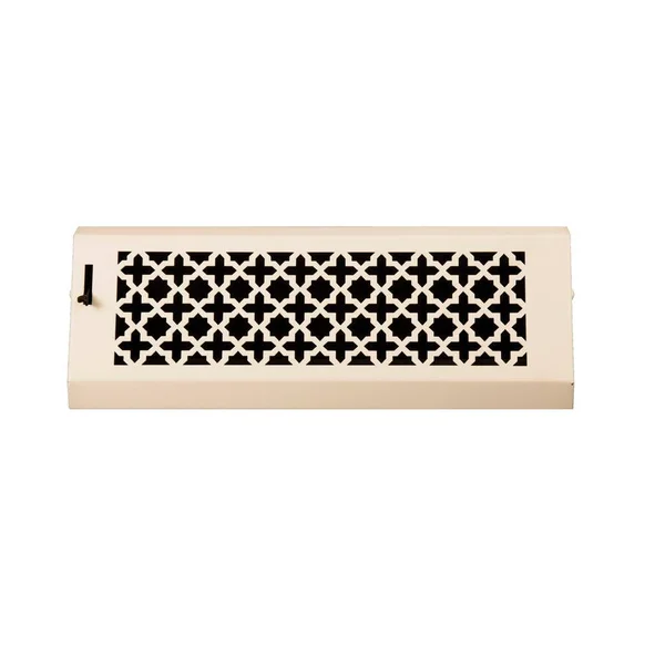 Steelcrest Victorian 15 in. Baseboard - Supply, White/Powder Coat