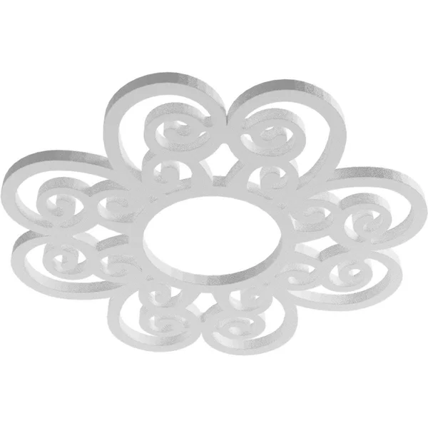 Ekena Millwork CMPP40COACO 40x22OD x 13 5/8x22ID x 1x22P Cohen Architectural Grade PVC Pierced Ceiling Medallion, Antiqued Coppe