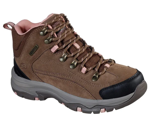 Skechers Women's Relaxed Fit Trego Alpine Trail Hiking Boot, Brown/Tan