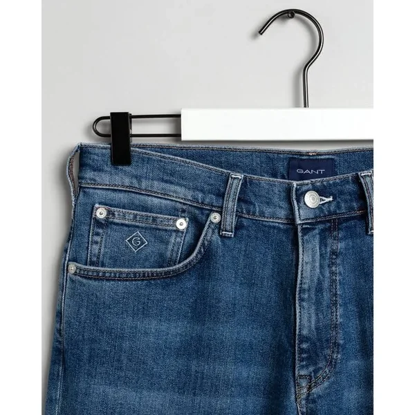 Gant Regular Fit Jean Shorts by GANT - Blue
