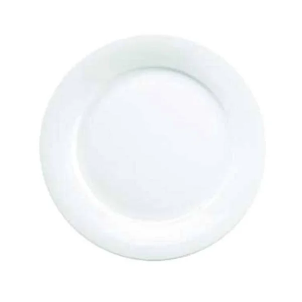 Churchill ZCA PO111 Menu 10-5/8x22 Rolled Edge Round Dinner Plate