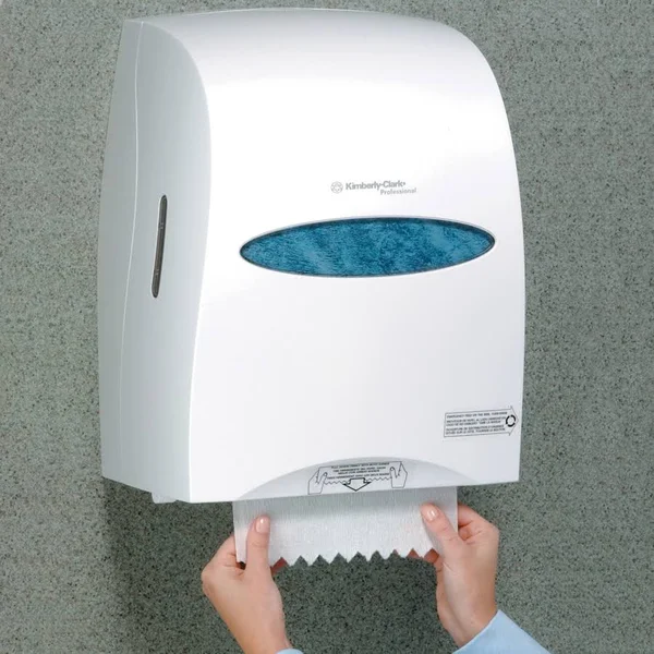 Kimberly-Clark Professional* Windows Sanitouch Roll Towel Dispenser, White