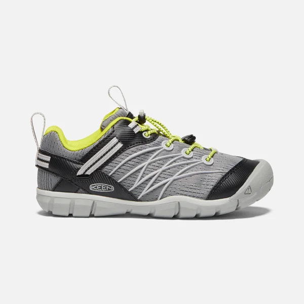 Keen Chandler CNX Trainers - Big Kids 2 Steel Grey - Evening Primrose