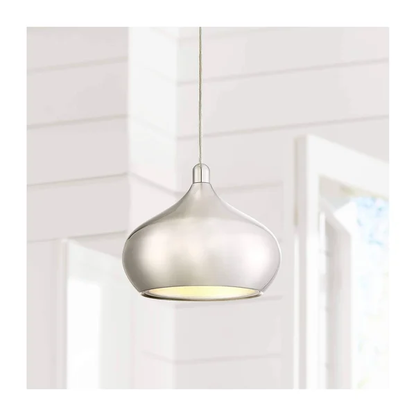 Possini Euro Holland 7 1/2x22W Satin Nickel LED Mini Pendant