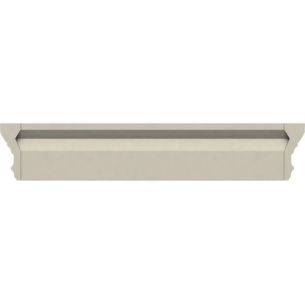153 inch Bottom Width x 156 1/4 inch Top Width x 5 1/2 inchh x 1/2 inchp Seville Crosshead