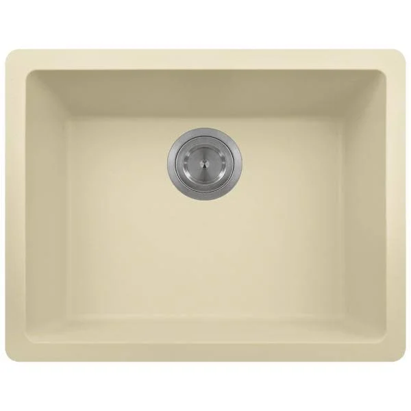 Mr Direct 808 Beige TruGranite Single Bowl Kitchen Sink
