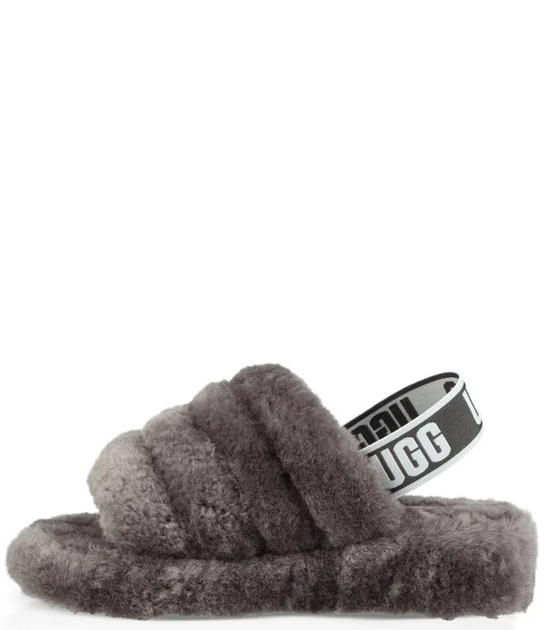 Ugg Women's Fluff Yeah Slide Burnt Olive - 10