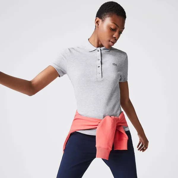 Lacoste Women's Stretch Cotton PiquÃ Polo Shirt - 36