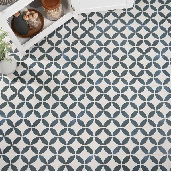 Ivy Hill Tile Aster White Square 9 in. x 9 in. Matte Porcelain Floor and Wall Tile (10.65 Sq. ft./Case)