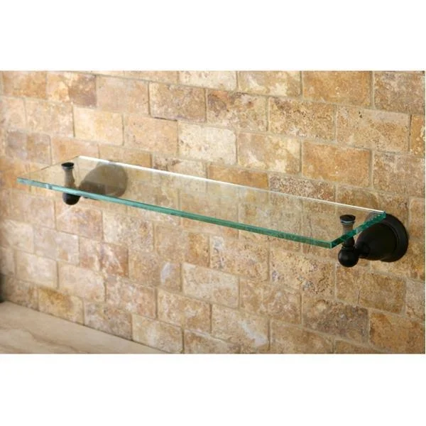 Kingston Brass BA1759SN Heritage Satin Nickel Glass Shelf