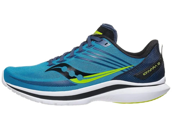 Saucony Men's Kinvara 12 Shoe - 10.5 - Cobalt - Citrus