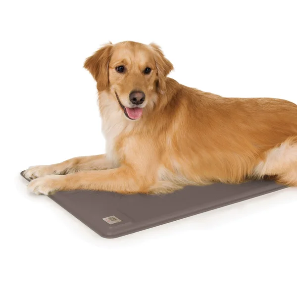Ku0026H Pet Products Deluxe Lectro-Kennel, Large, Gray